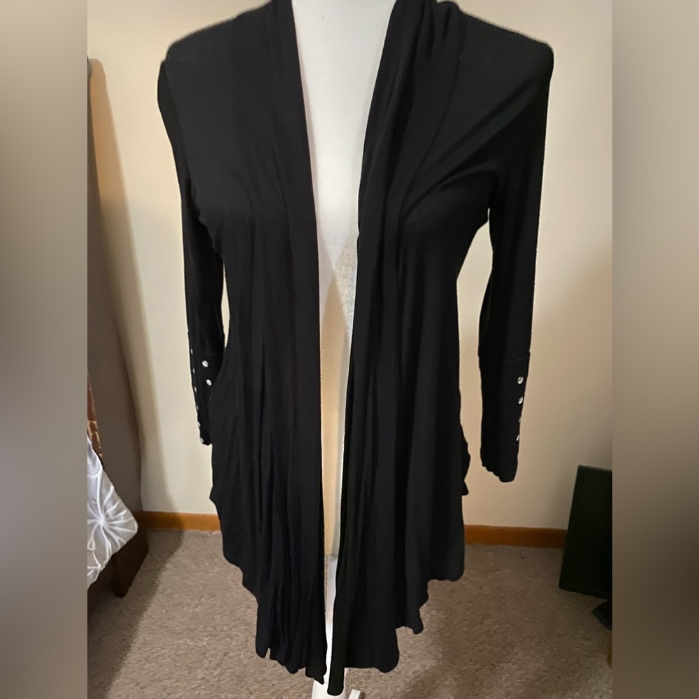 Black jacket/cover to wear with any dress or shirt